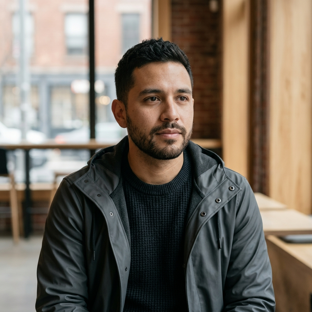 Synthetic media character representing Ethan Ramirez