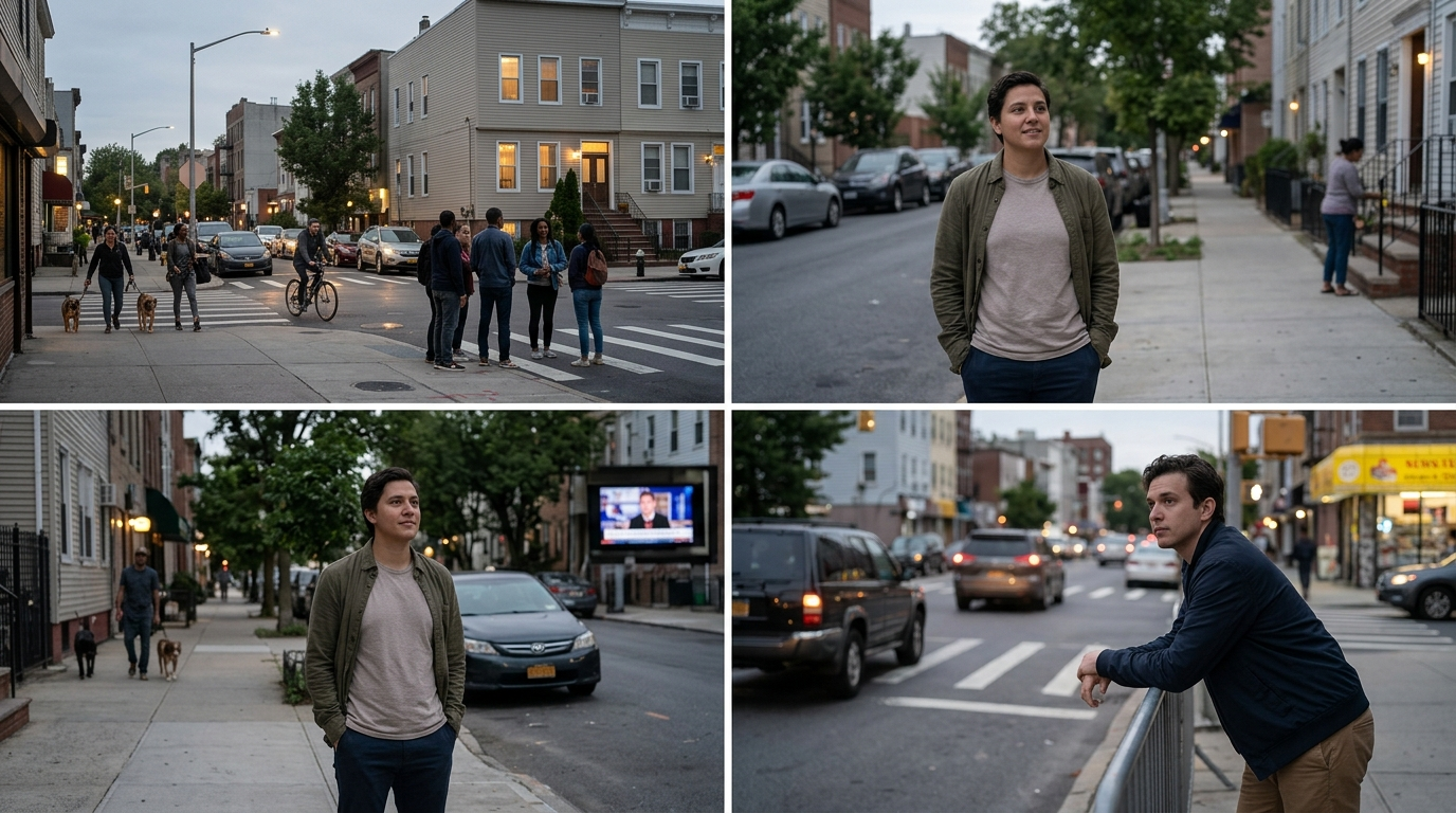 AI-generated documentary photo strip for this story